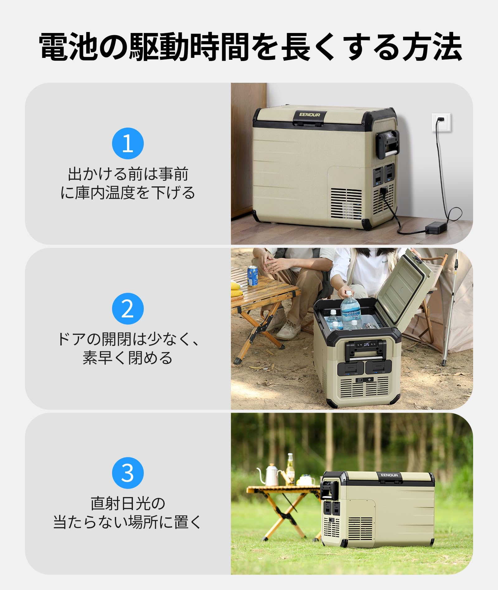 Amazon.co.jp: EENOUR 車載冷蔵庫用バッテリー DB01 大容量 15600mAh Amazon.co.jp: EENOUR 車載冷蔵庫用バッテリー DB01 大容量 15600mAh